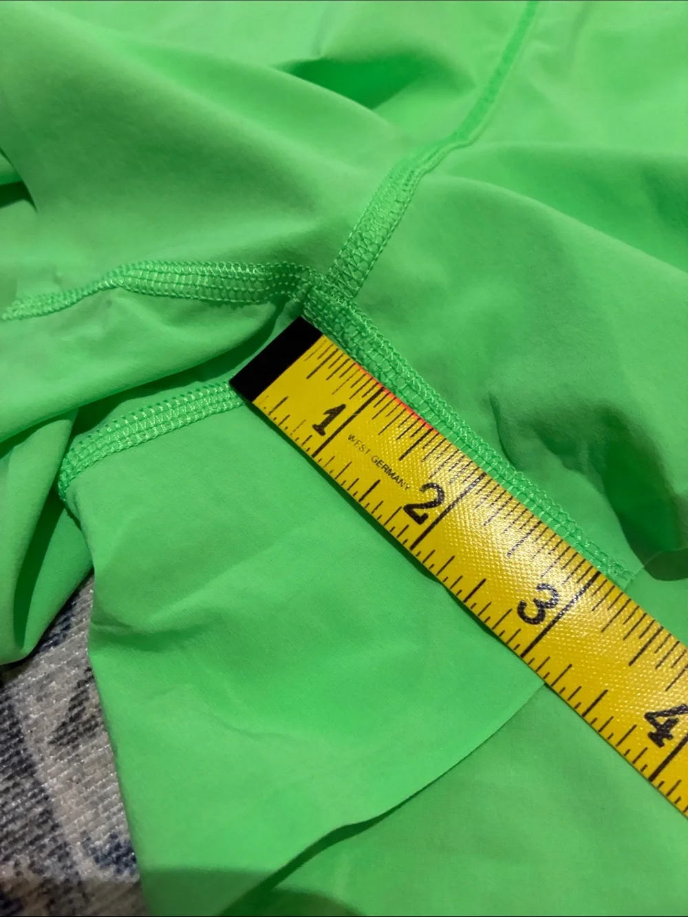 Lululemon Neon Green Women's Athletic Running Shorts - size 8